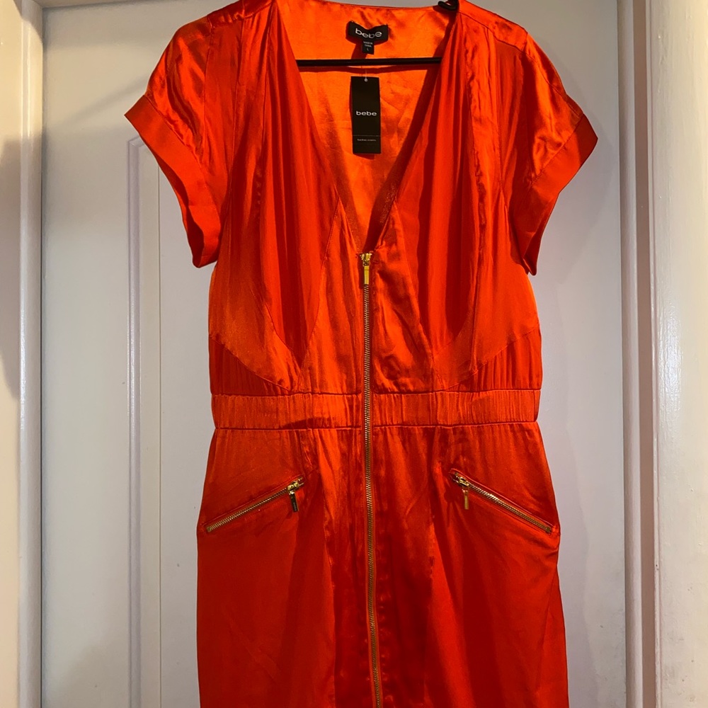 Silky mini dress